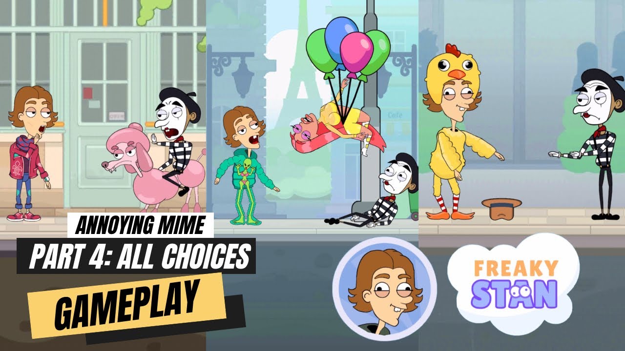 This Mime is Annoying! Freaky Stan Part 4 Gameplay Walkthrough (Level 18 - 22)