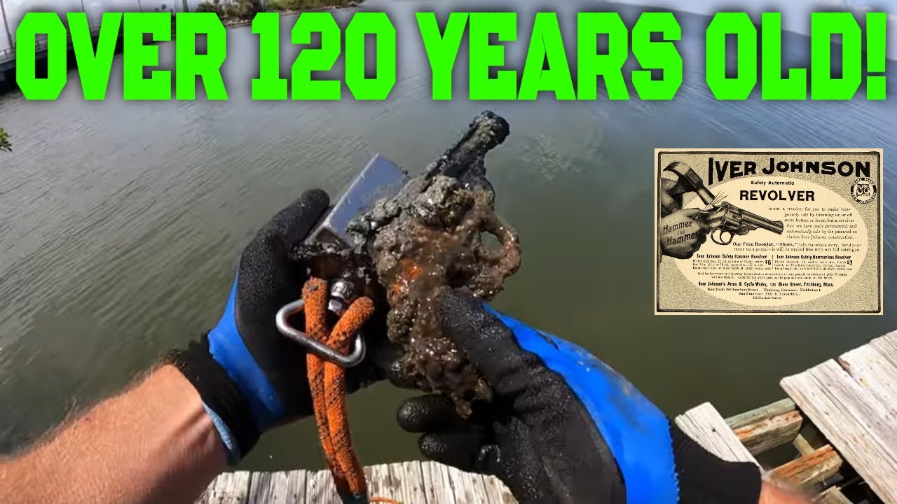 Late 19th century gun and more found magnet fishing FL!!! #magnetjunkie #magnetfishing