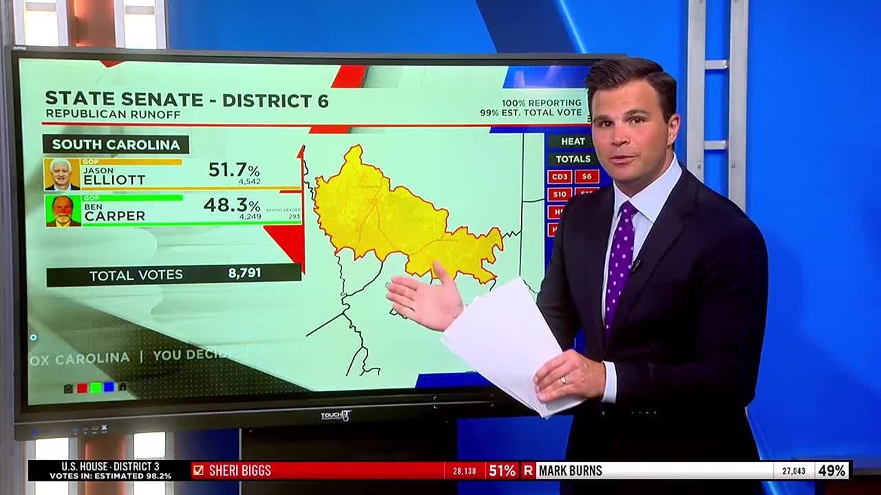 Results of Tuesday's SC house and senate runoff races