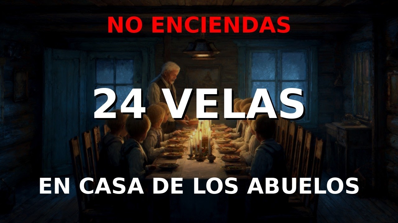 24 Velas en casa de los Abuelos