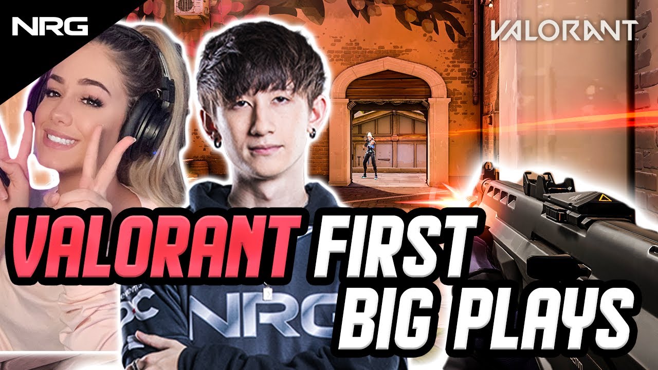 NRG ACEU and LuluLuvely First Ever Valorant Highlight Montage | Early Gameplay Footage