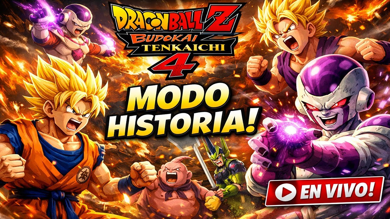 Dragon Ball Budokai TENKAICHI 4 Modo Historia