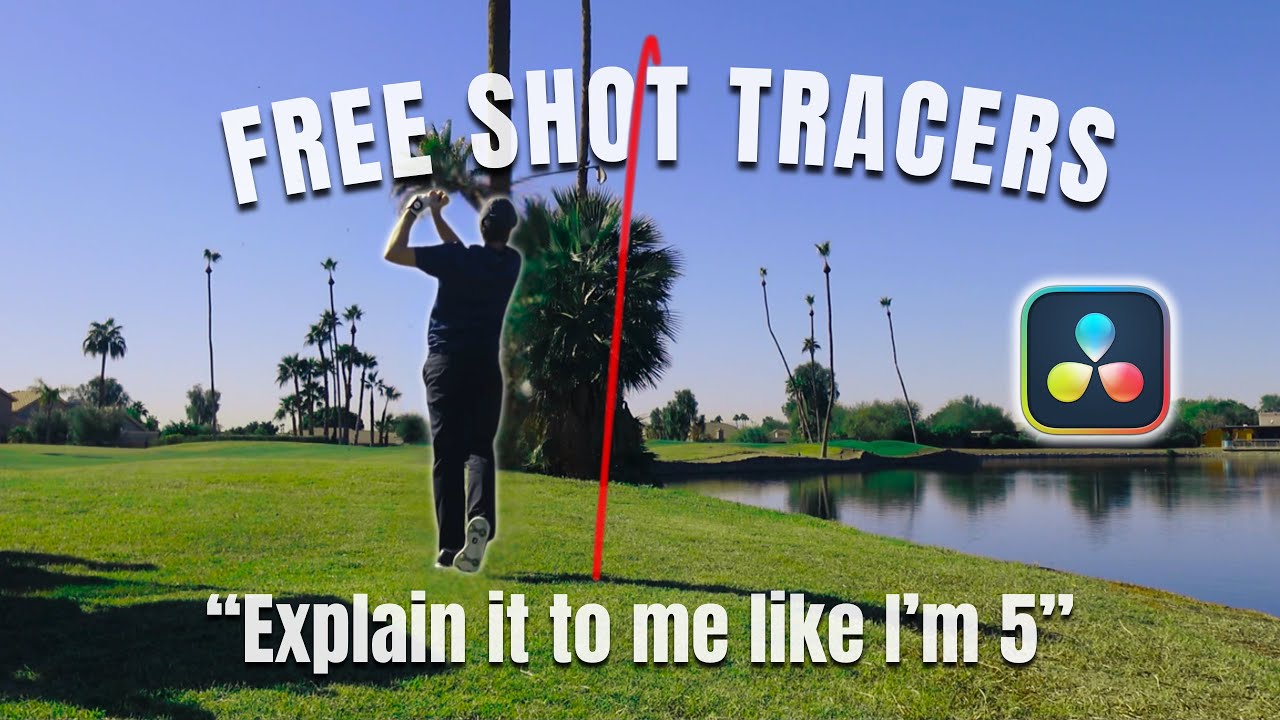 How to Make Golf Shot Tracers Completely for FREE in DAVINCI RESOLVE