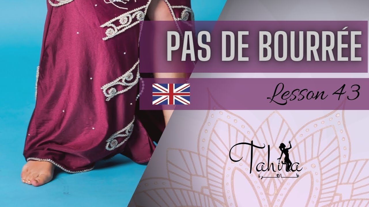 👟 How to do pas de bourree step? Belly dance for beginners tutorial | BD with Tahira #43
