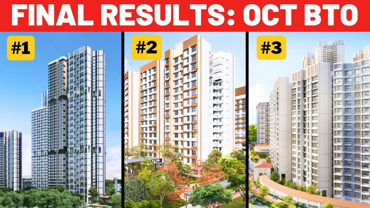 WINNERS & LOSERS: Final Results Oct 2025 BTO HDB Launch in Singapore