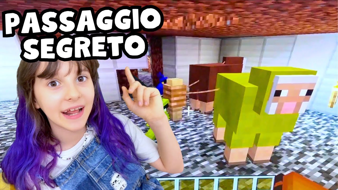 Pacchi zia Elena + mondo Minecraft con passaggi segreti!