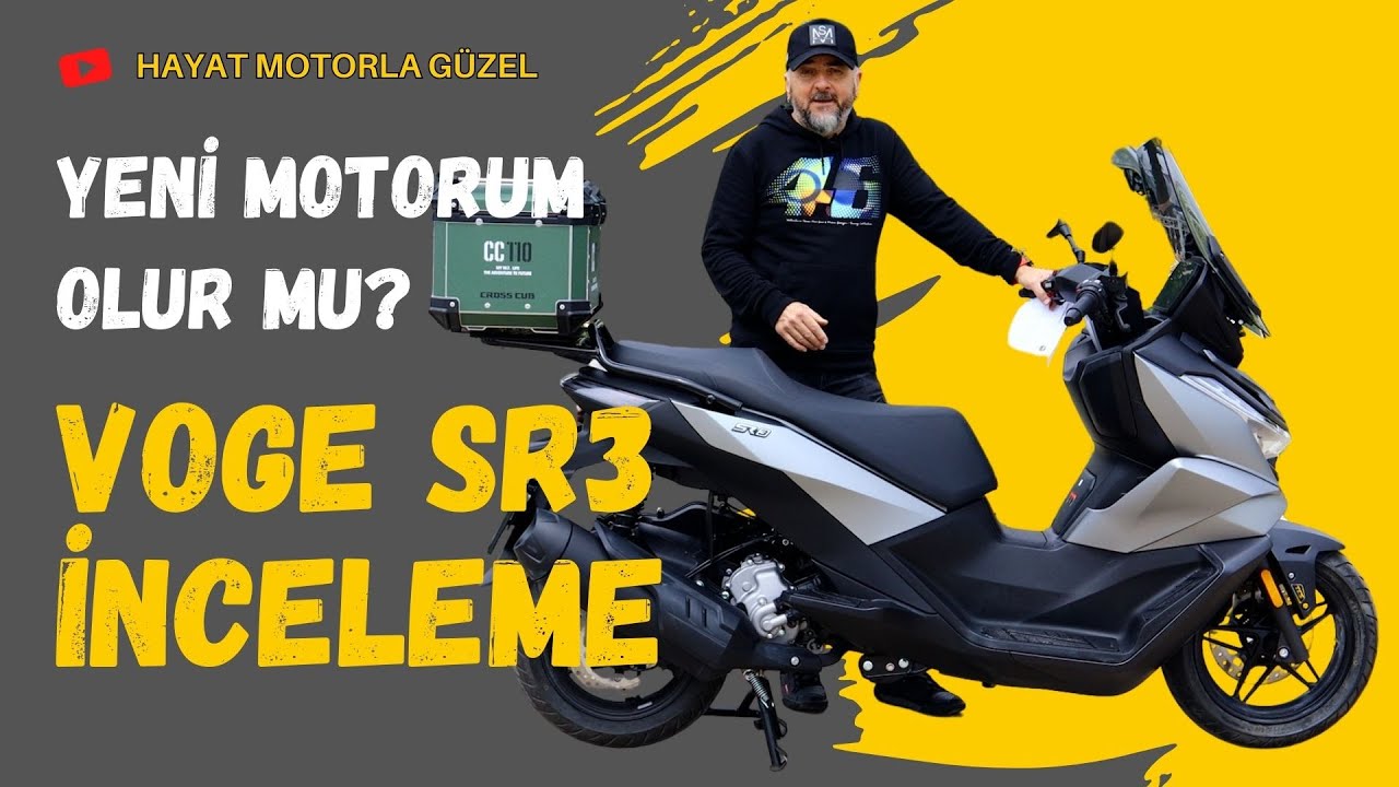 Voge SR3 Maxi Scooter İnceleme | Yeni Motorum Olur Mu? | Hayat Motorla Güzel
