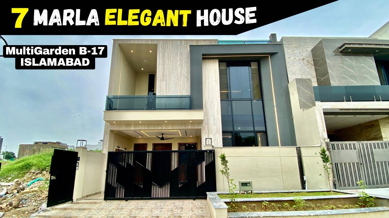 7 MARLA PARK FACING House 🏠🔥 | MPCHS B17 ISLAMABAD Block E | Designer House 😍