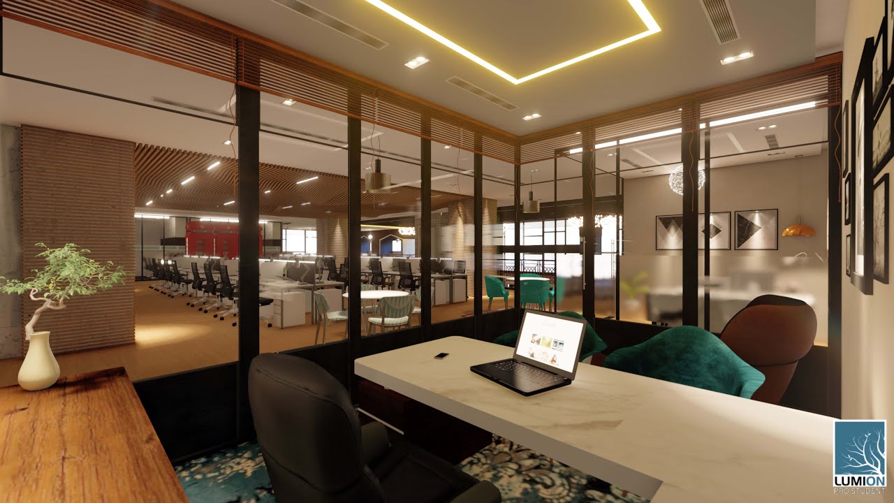 Co-Working Space | Interior Design | 4K Video