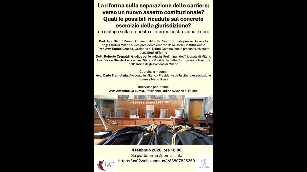 Separazione delle carriere:verso un nuovo assetto costituzionale?