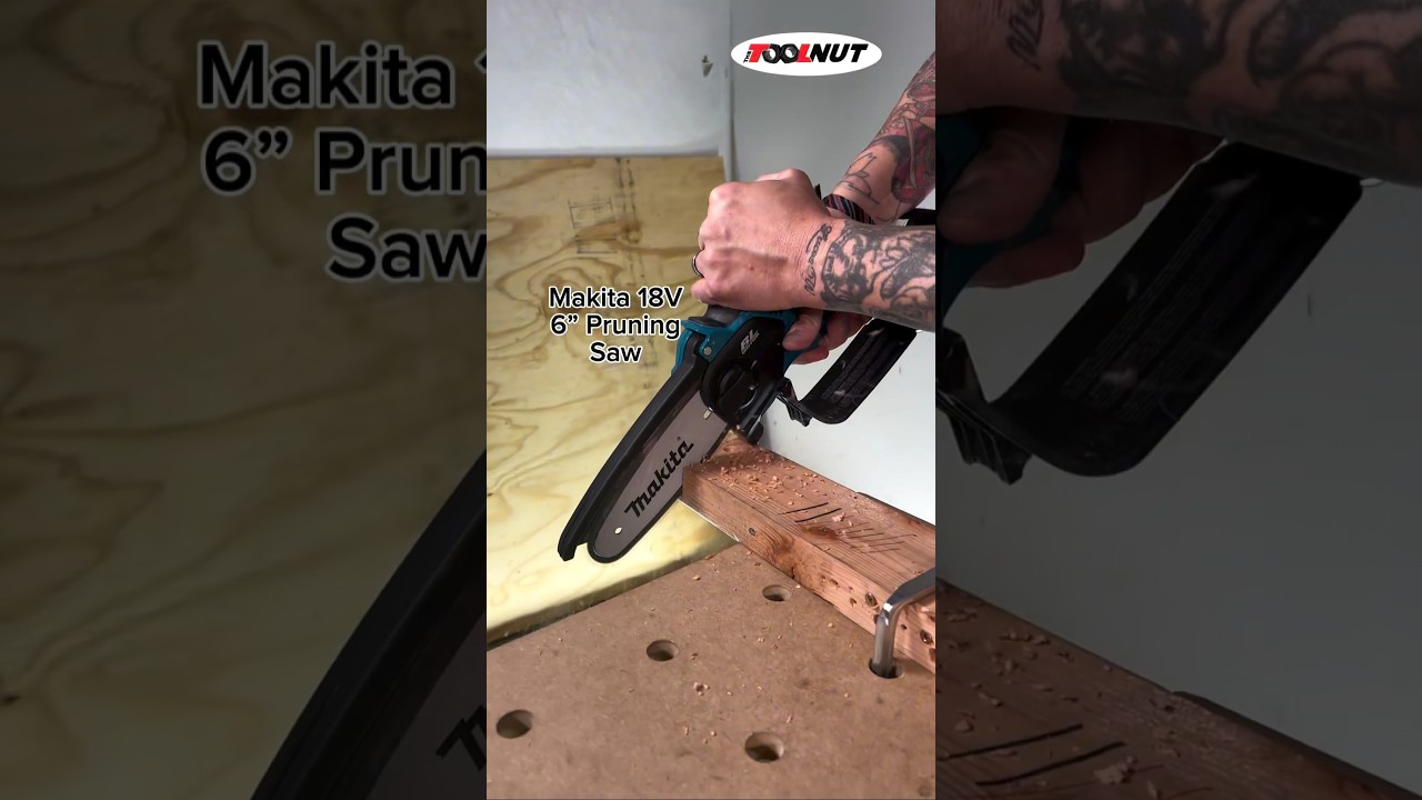 Makita 18V 6&rdquo; Pruning Saw #toolnut #makita #makitatools #pruning #shorts #chainsaw #tools