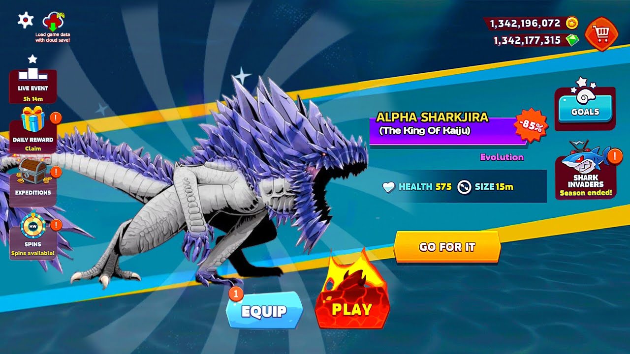 ALPHA SHARKJIRA SHARK UNLOCKED  GOT 90% OFF AND KILL ALL SHARK - BIG SHARK | HUNGRY SHARK EVOLUTION