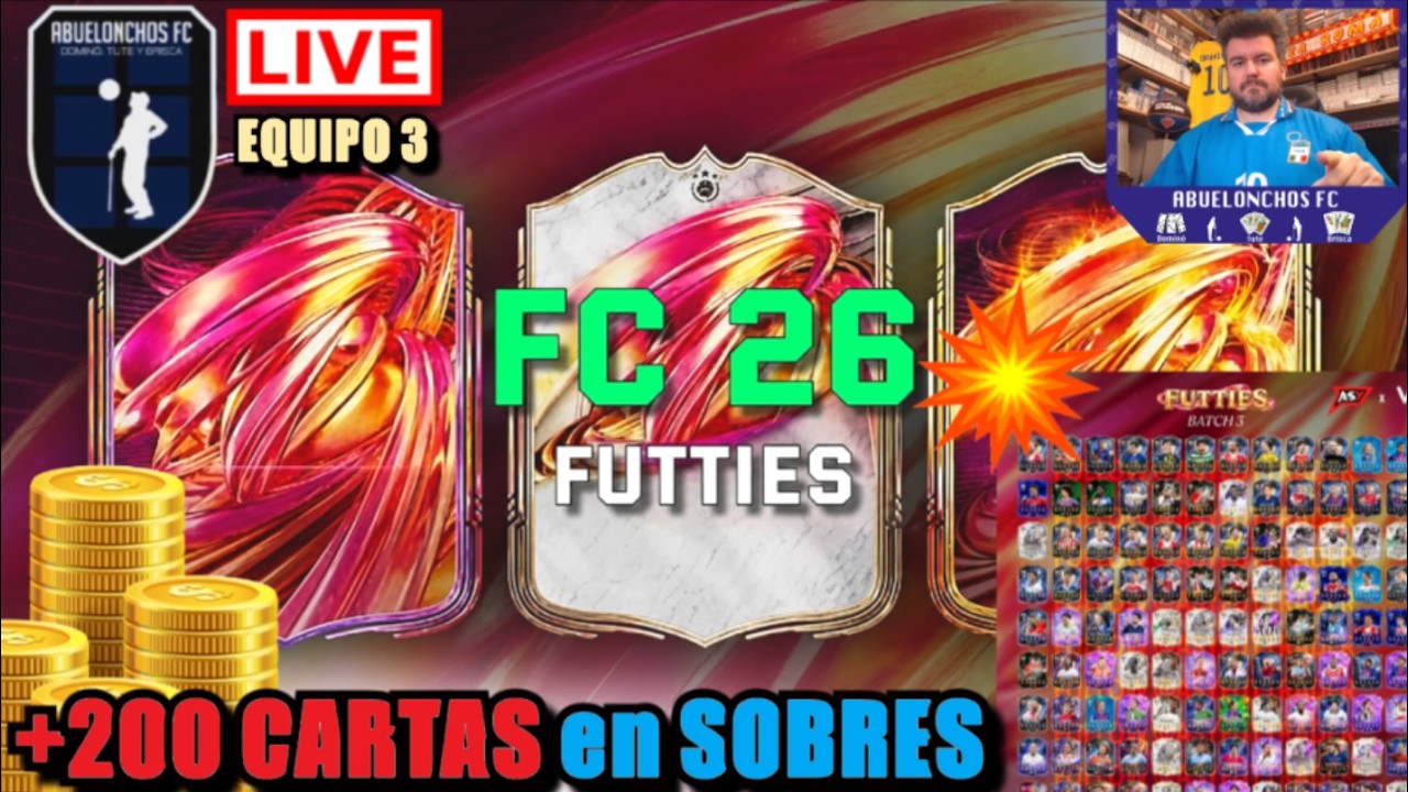 +200 CARTAS para ATRACAR A BAD ARTS con el EQUIPO 3 FUTTIES y RE-RELEASE 3 en FC 26 🔴 NUEVA TIENDA