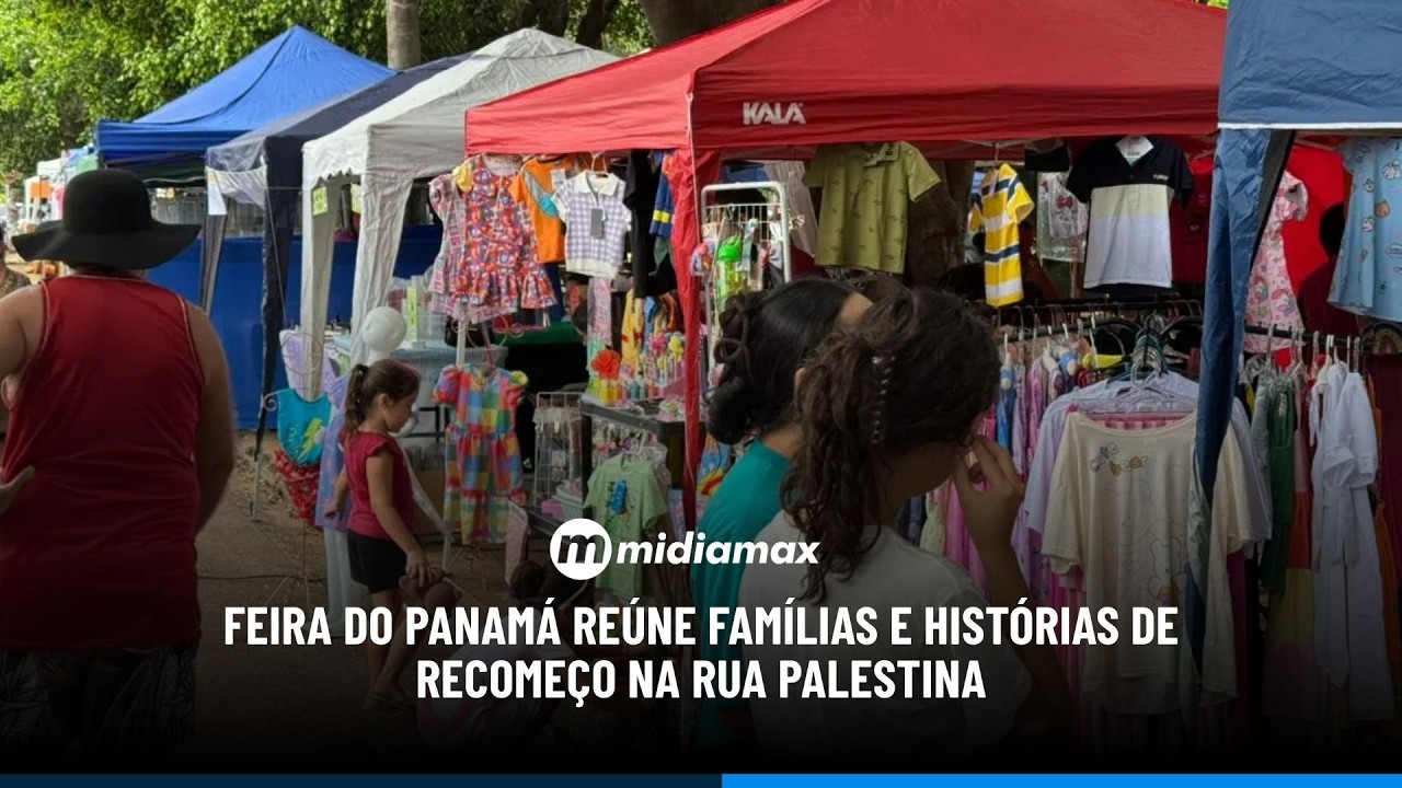 Feira do Panamá reúne famílias e histórias de recomeço na Rua Palestina