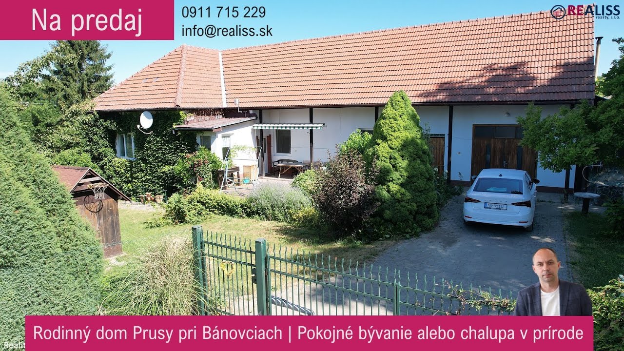Rodinný dom Prusy pri Bánovciach | Pokojné bývanie alebo chalupa v prírode
