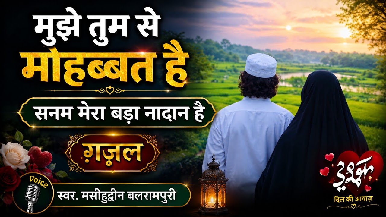 Sanam Mera Bahut Nadan Bhi hai Aur Be Murawwat hai | Voice🎤Hafiz Masihuddin Khan Faizi|