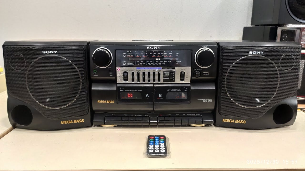 Sony CFS-515L с Bluetooth/Usb/Microsd/Fm/Aux модулем