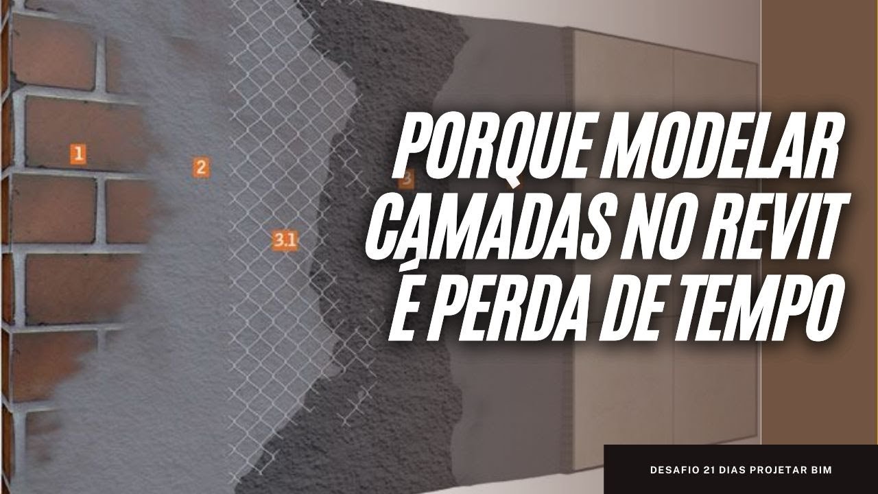 NÃO CRIE CAMADAS DE PAREDES NO REVIT, FAÇA ASSIM