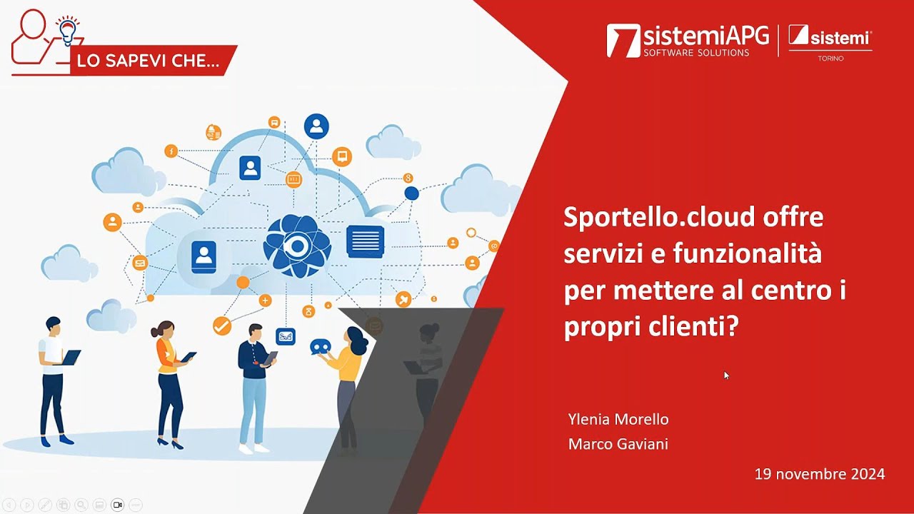 Lo sapevi che - Sportello.Cloud