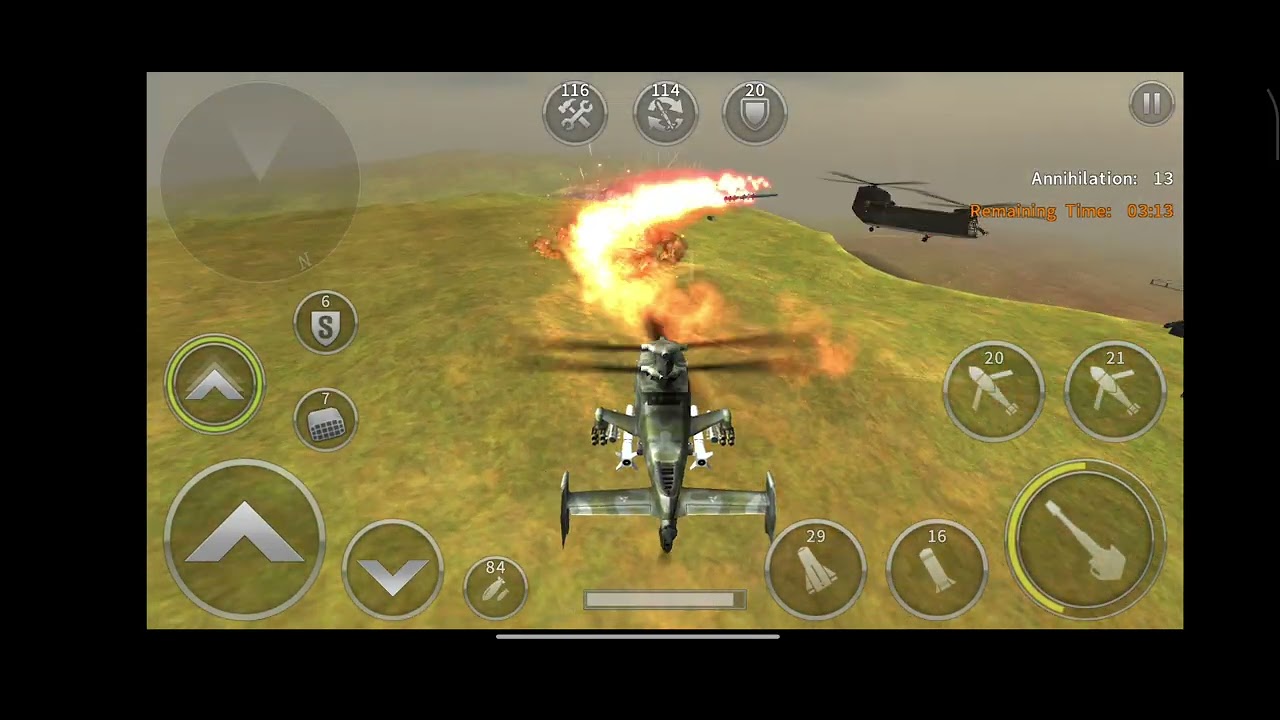 🔥Gunship battle Power full helicopter #gaming level 10 mission 2#viralvideo #videogames #gameplay 
