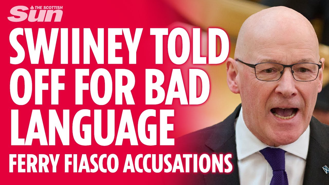 FERRY FIASCO: Swinney told off for bad language as he's hammered on destroying Scottish shipbuilding