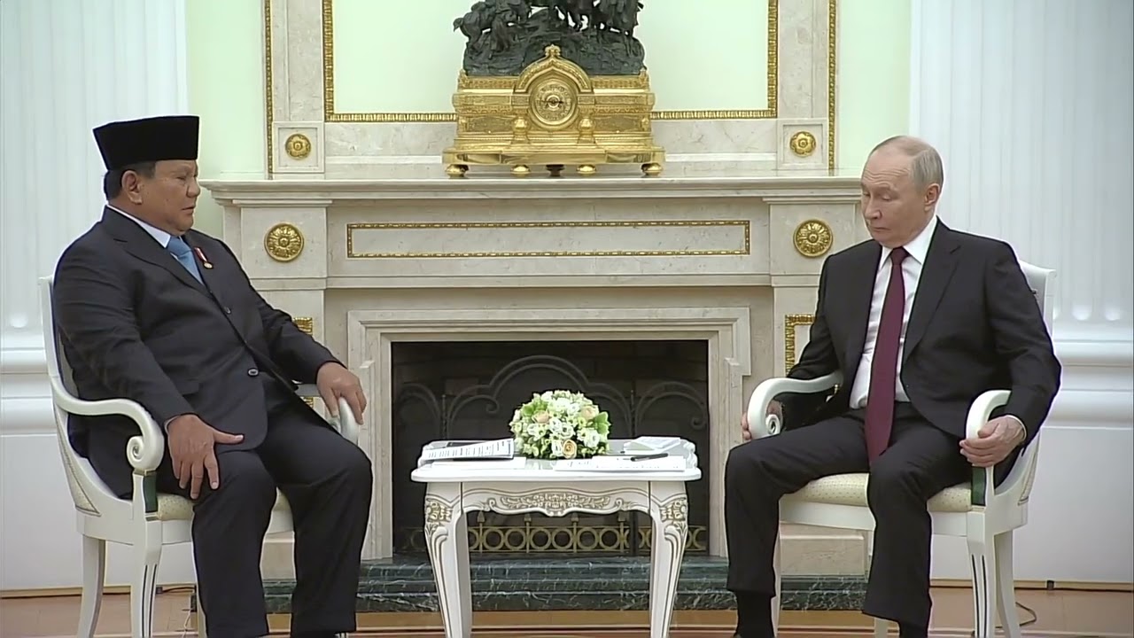 Встреча президента Прабово с президентом Путиным в Москве