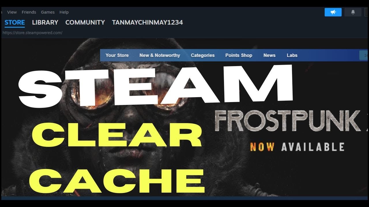 Clear Steam Download cache on Windows PC