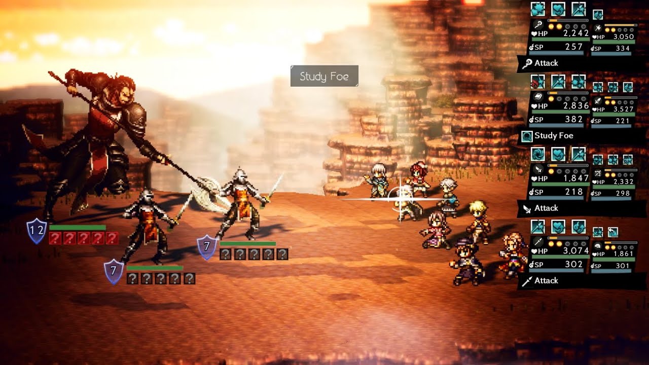 (Octopath Traveler COTC) EXTRA , -Master of All- Chapter VIII: General Krauser Boss Battle