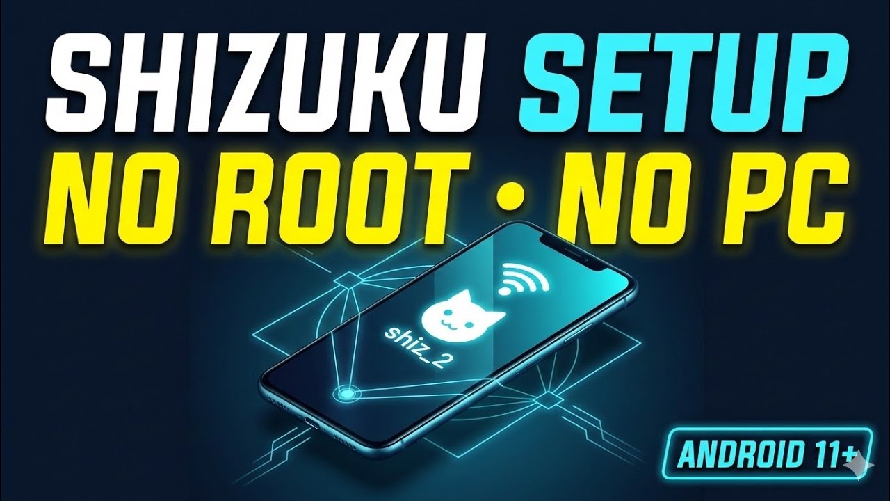 How to Setup Shizuku on Android (No PC / No Root) | Wireless Debugging