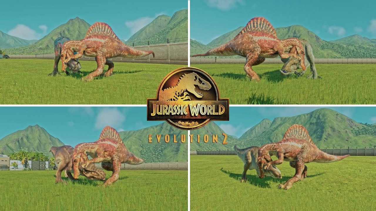 Spinosaurus Vs Every Large Carnivore | Ultimate JWE2 Battle