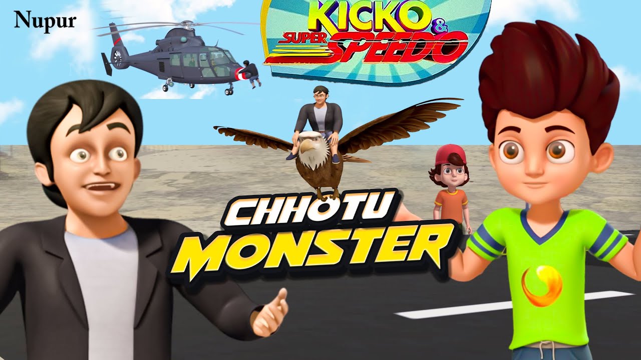 Chhotu बना Monster! | Kicko & Super Speedo | हिंदी कार्टून | Best Cartoon For Kids 2025