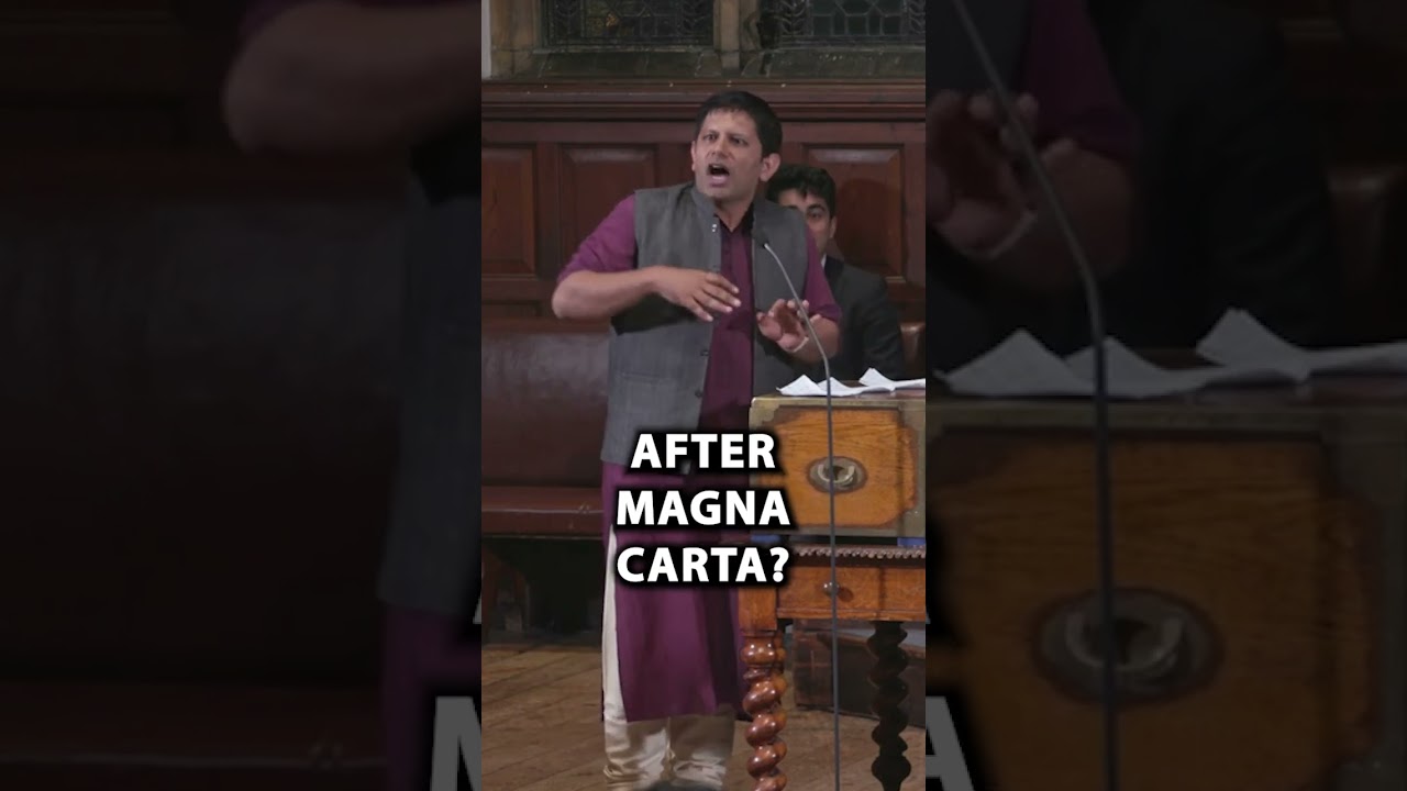 Akash Bannerjee at the Oxford Union