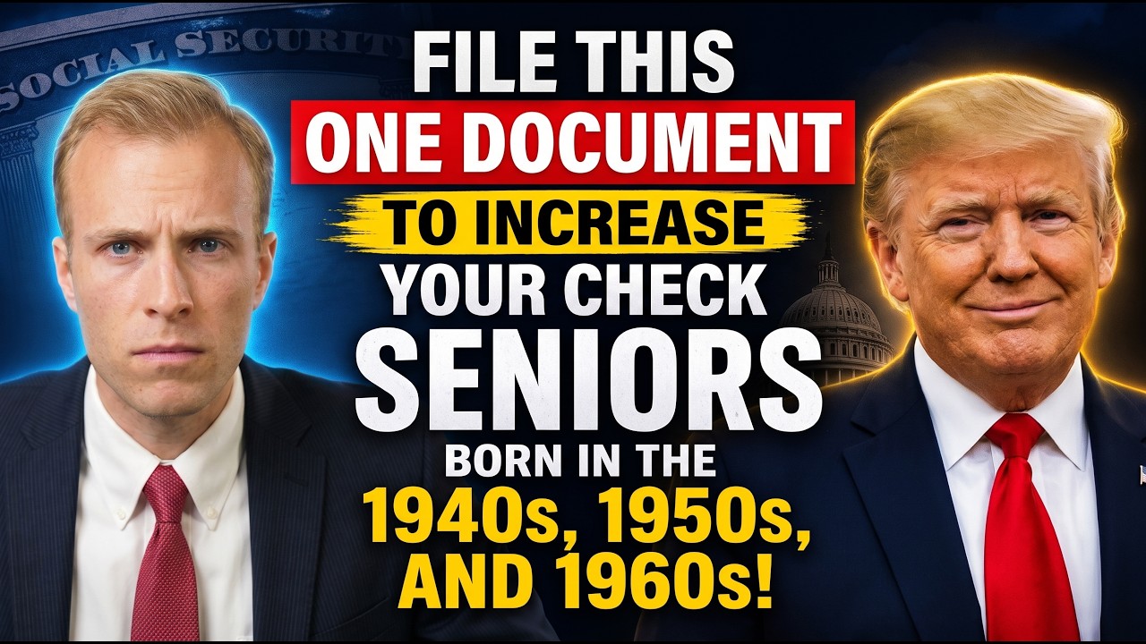 💥 SENIORS File This ONE Document To Increase Your Social Security Check Amount (File It Now)