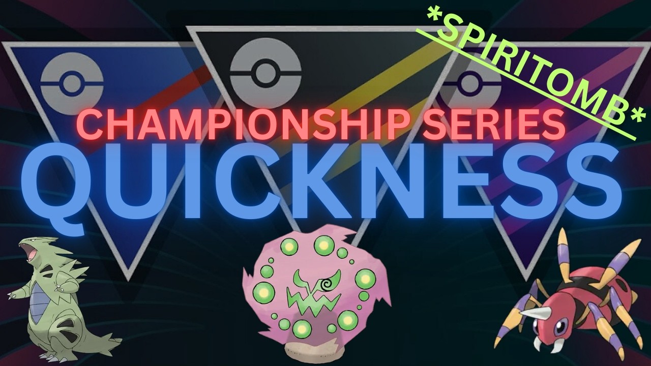 В серии чемпионатов PokemonGo команда с Тиранитаром, Спиритомбом и Ариадосом — это БЫСТРОТА!