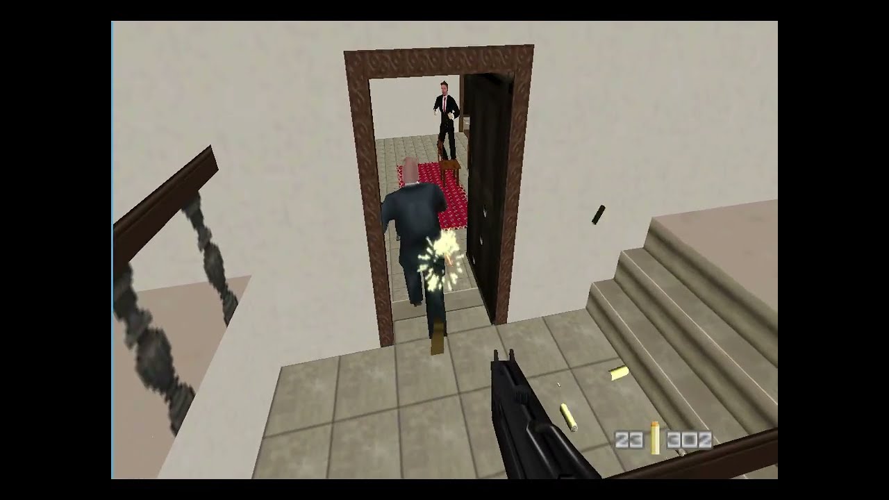 007 The Spy Who Loved Me 64 - Mission 3 - Estate [00 Agent] [Nintendo 64 n64] ROM Hack DEMO