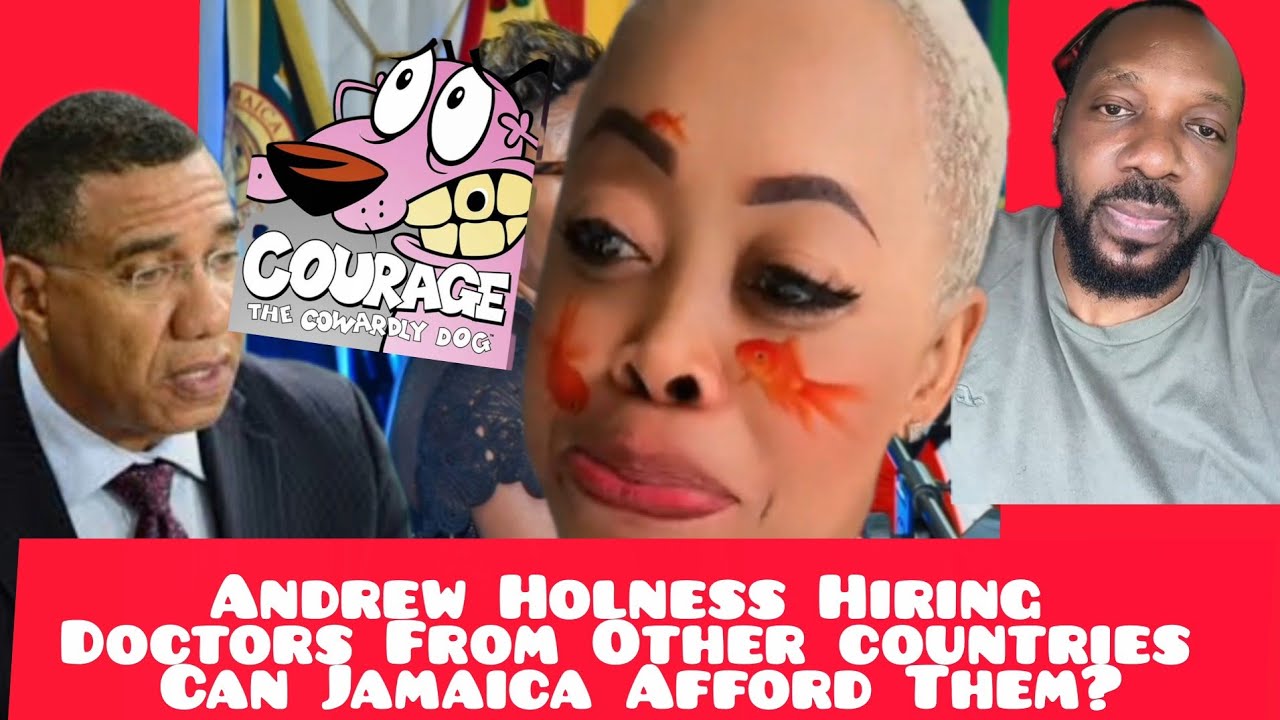 ANDREW HOLNESS Is Courage, The Cowardly Dog!🇯🇲