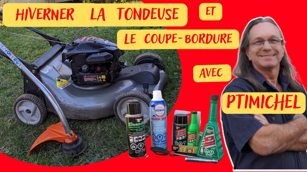 Comment hiverner une tondeuse (EN FRANCAIS)