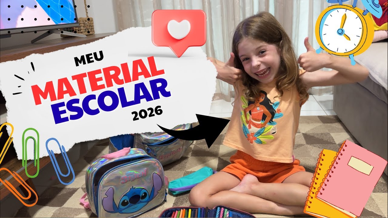 Meu material de 2026 😍