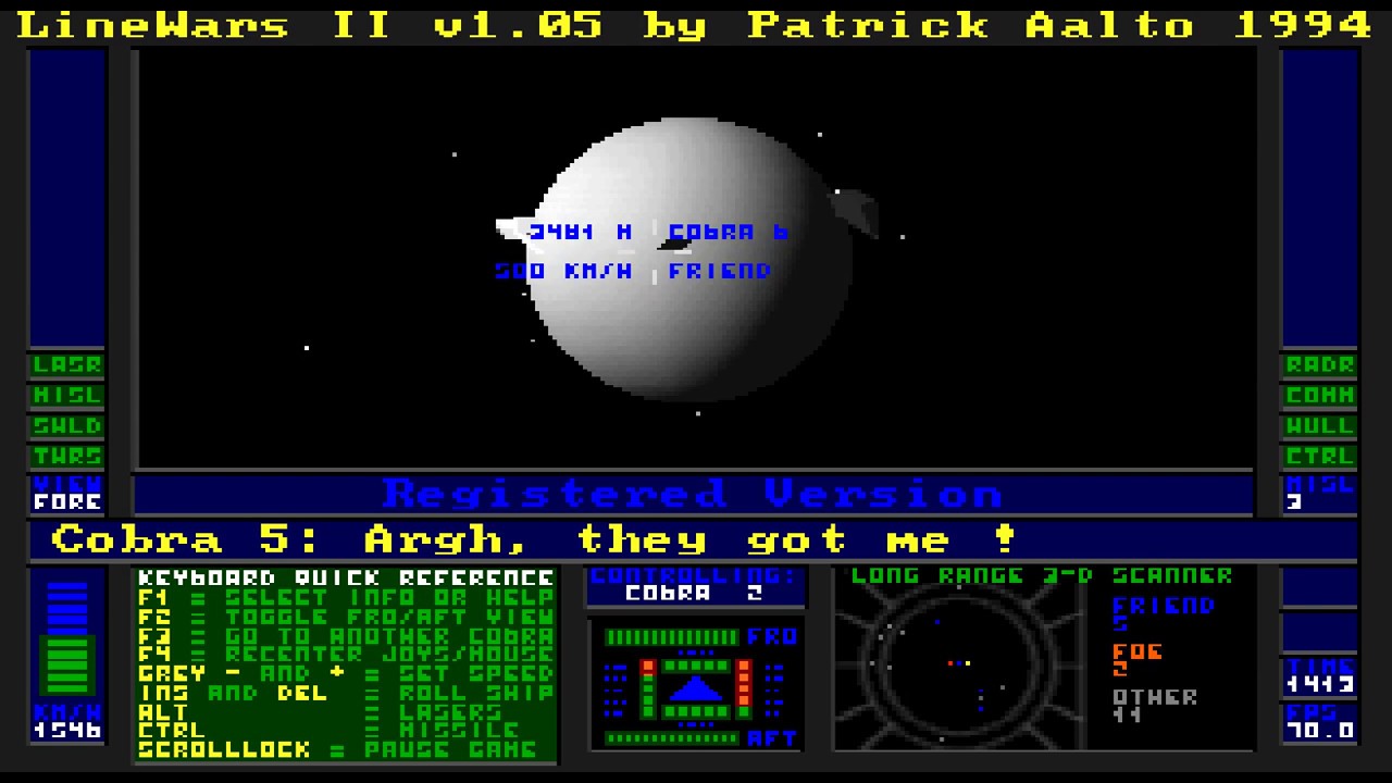 LineWars II (PC/DOS) 1994, Patrick Aalto, Safari software