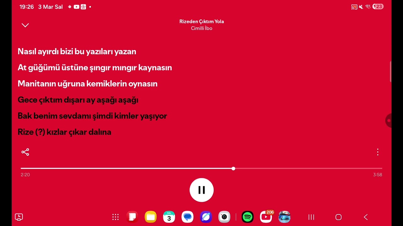 Rizeden çıktım yola cimilli ibo
