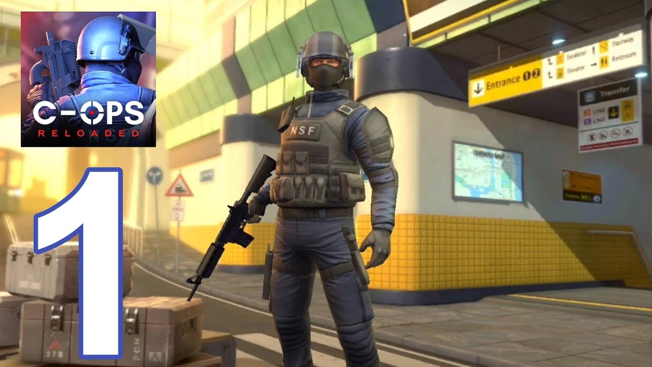 Critical Ops: Reloaded - Gameplay Walkthrough part 1 - Tutorial (iOS, Android)
