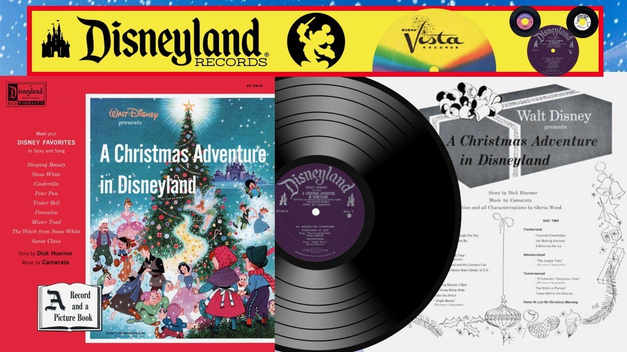 A CHRISTMAS ADVENTURE in DISNEYLAND   Restored Vinyl LP