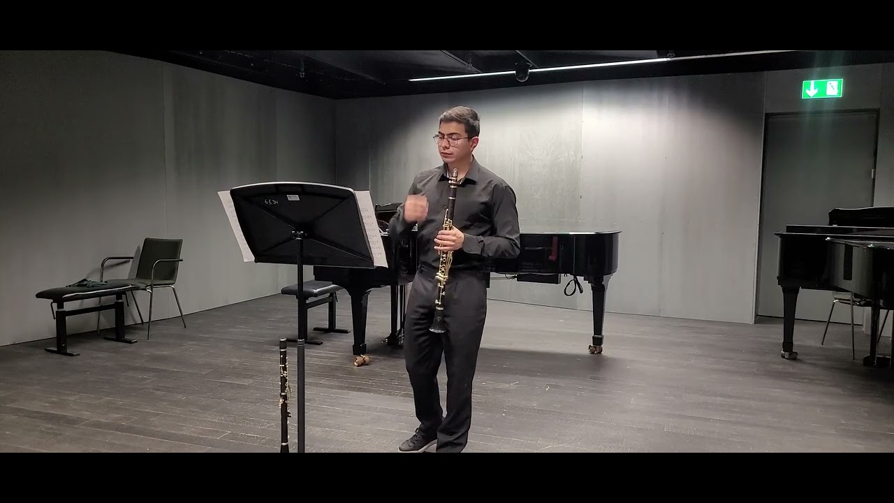 Igor Stravinsky: Three Pieces for Clarinet solo, Cristian Camilo R. Casallas
