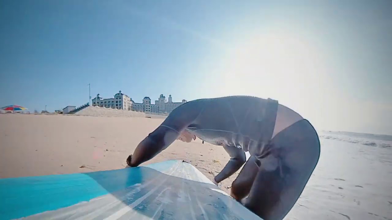 Surfing in Dalian