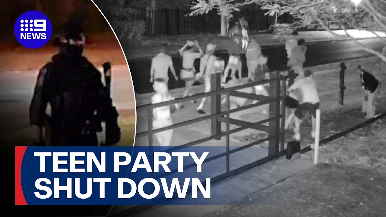Riot squad deployed after Capalaba teen birthday party spirals out of control | 9 News Australia
