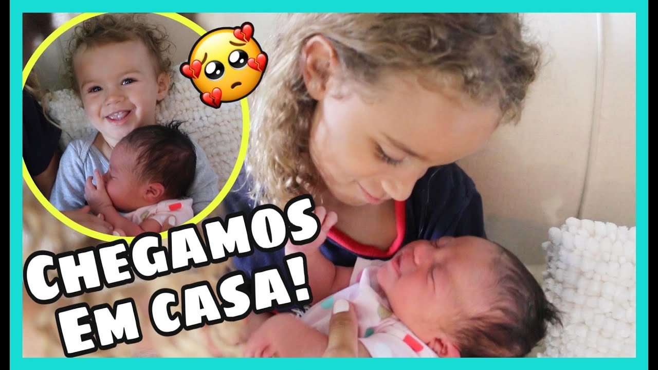 INDO PARA CASA COM A BABY AURORA!