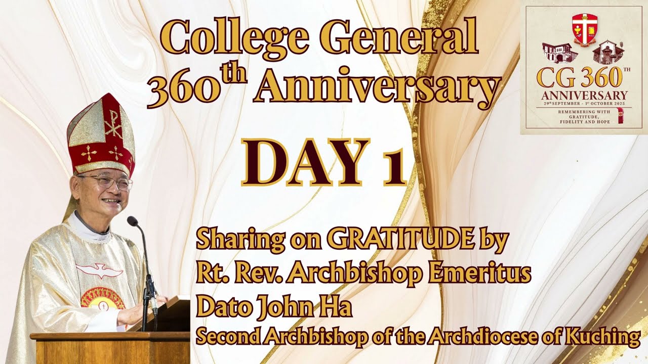 CG360 Celebration Day 1 Reflection - Rt. Rev. Archbishop Emeritus John Ha on Gratitude
