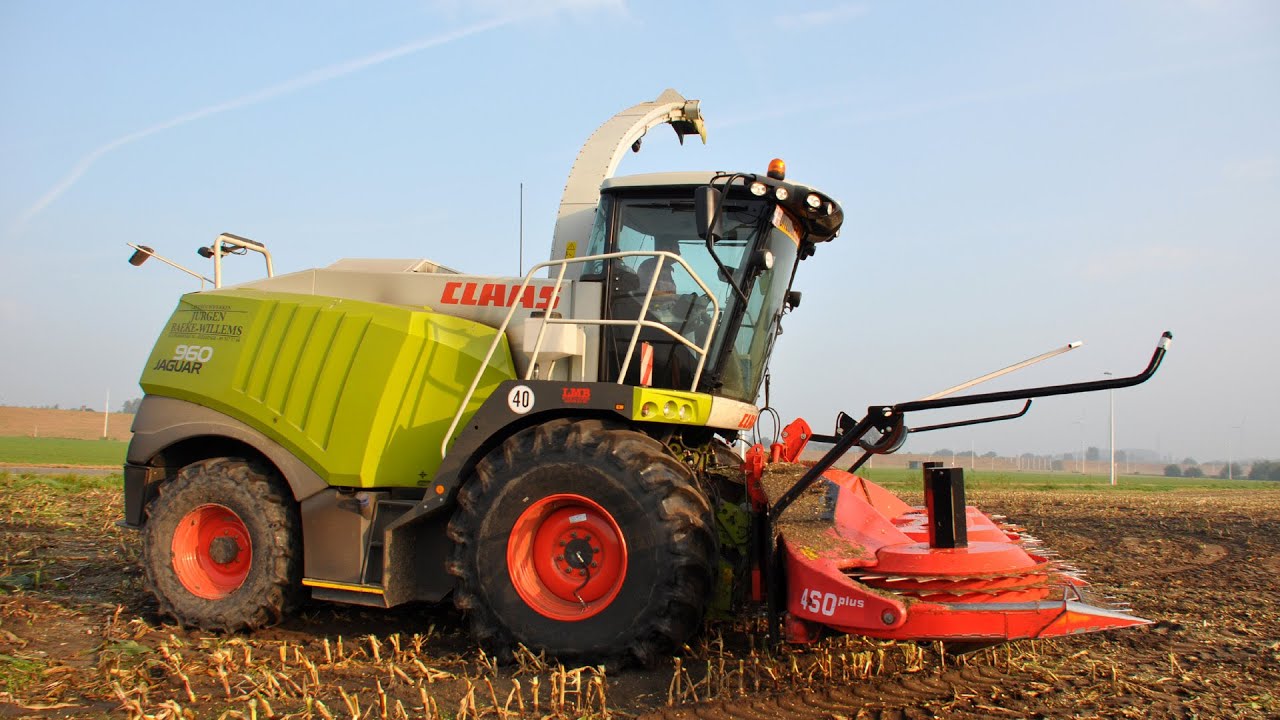 Claas Jaguar 960 - Jurgen Baeke-Willems - mais hakselen 2014