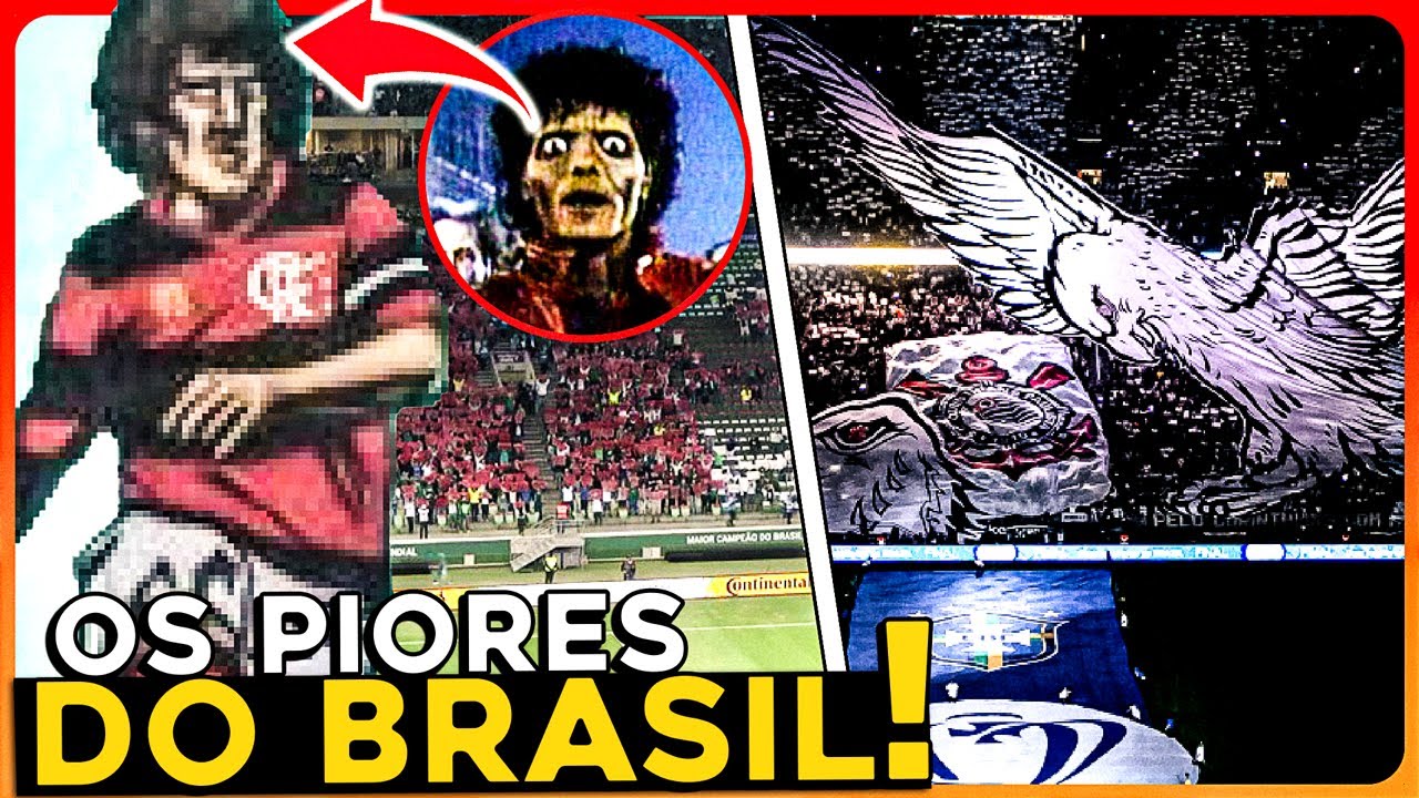 Top 10 PIORES Mosaicos do Futebol Brasileiro