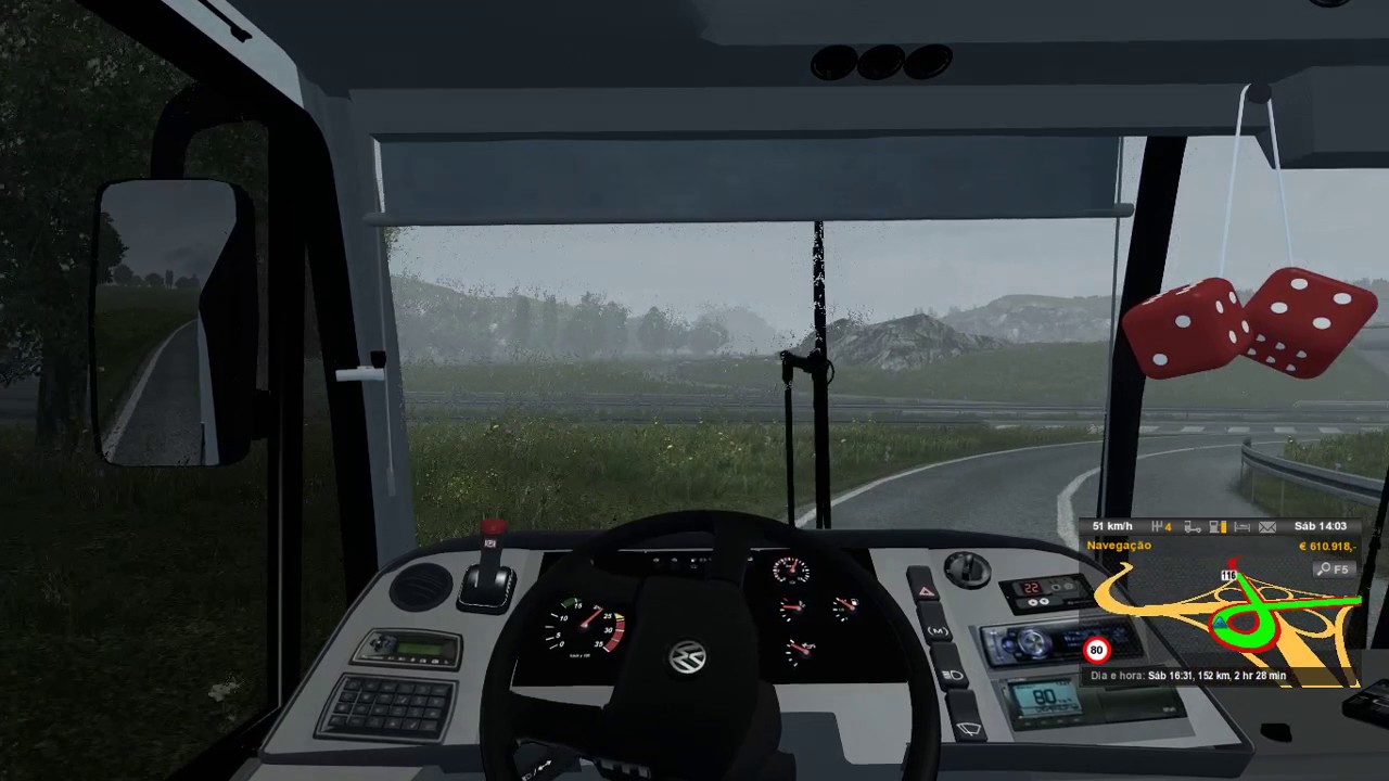 [ETS2] Mapa EAA MOD Bus + Logitech G27